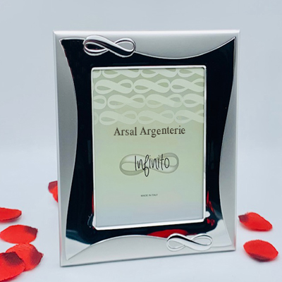 Cornice con Infinito in Argento 13x18